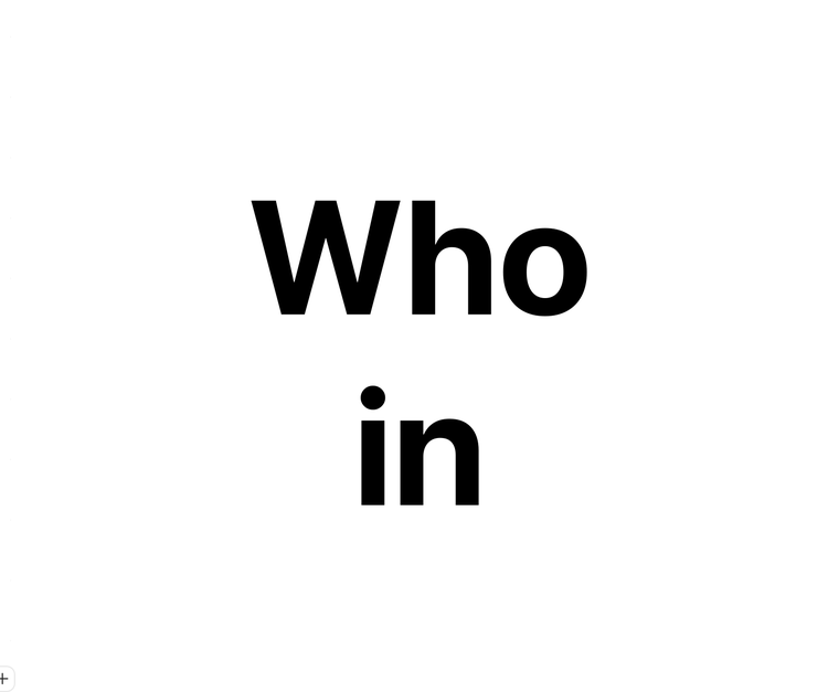 Who in