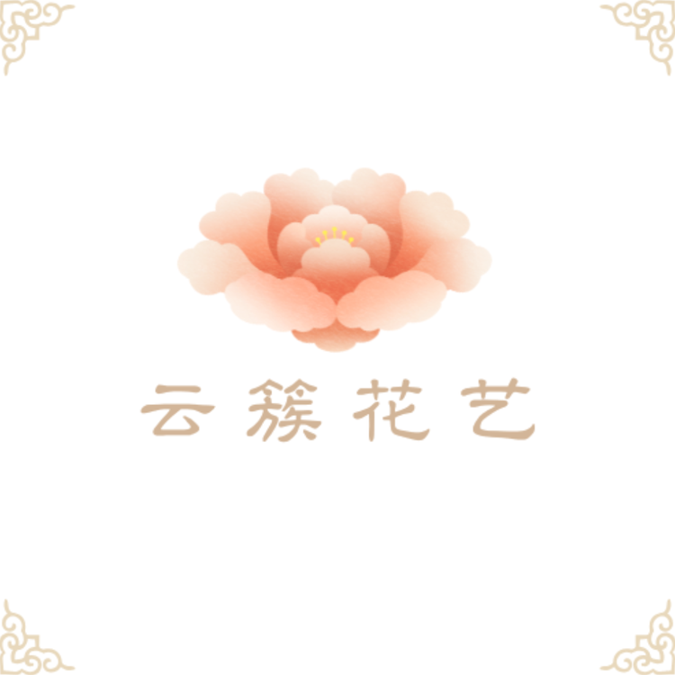 云簇花卉