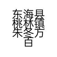 东海县桃林镇朱冬方百货店的小店