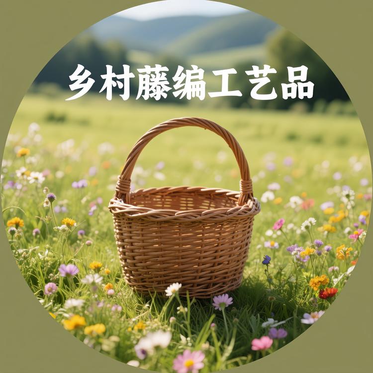 乡村藤编工艺品