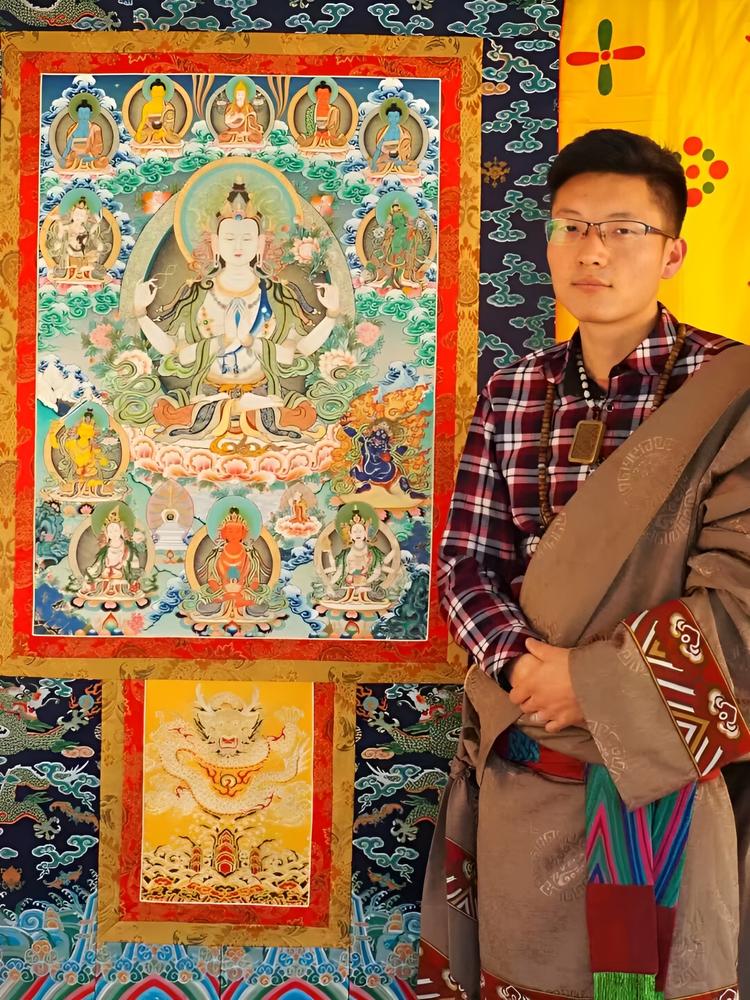 德吉画艺手绘唐卡