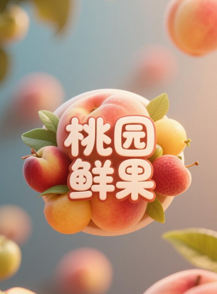 蒙阴桃园鲜果