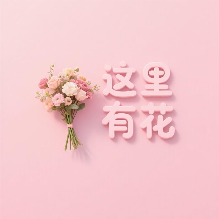 这里有花hua