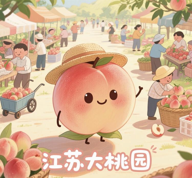 江苏水蜜桃大桃果园