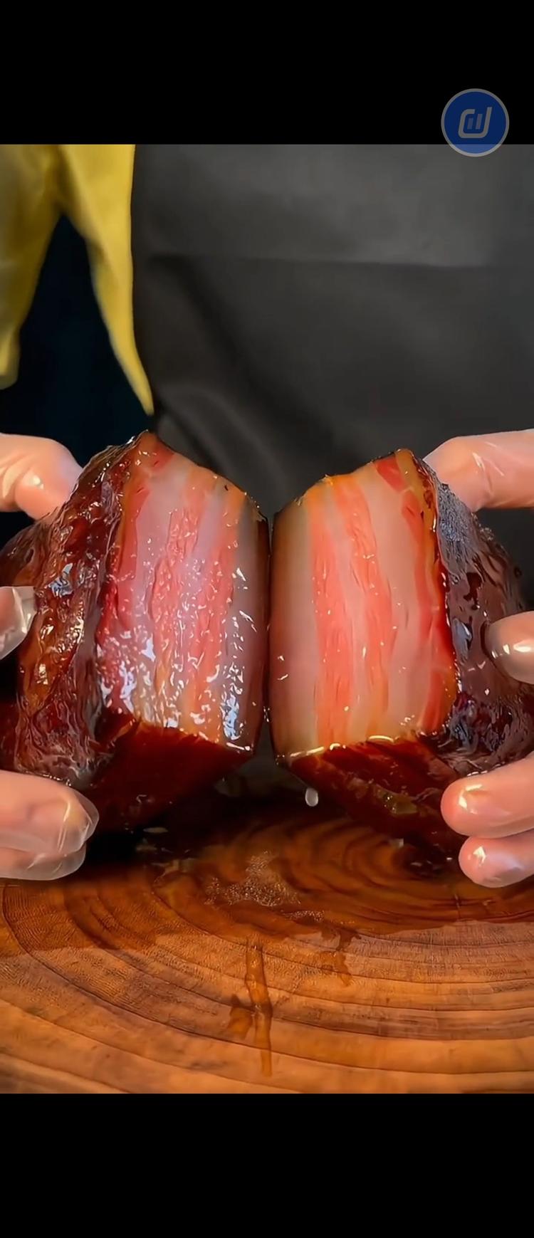 晶莹剔透老腊肉