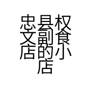 忠县权文副食店的小店