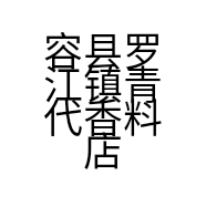 容县罗江镇青代香料店的小店