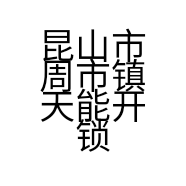 昆山市周市镇天能开锁服务部的小店