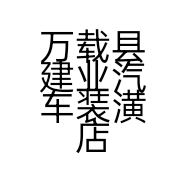万载县建业汽车装潢店的小店