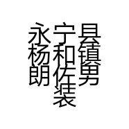 永宁县杨和镇朗佐男装的小店